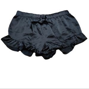 Victoria's Secret Black Sleepwear Pajama Shorts Nightwear Size Medium